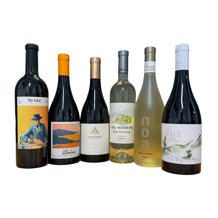 Armenian White Wines Six-Pack + FREE Shipping | MyWinePlus.com